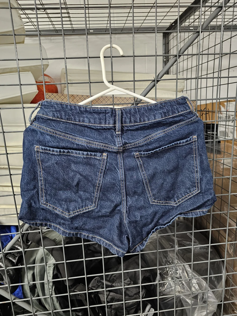 Dynamite Claudia Indigo Denim Shortalls - Picture 2 of 5